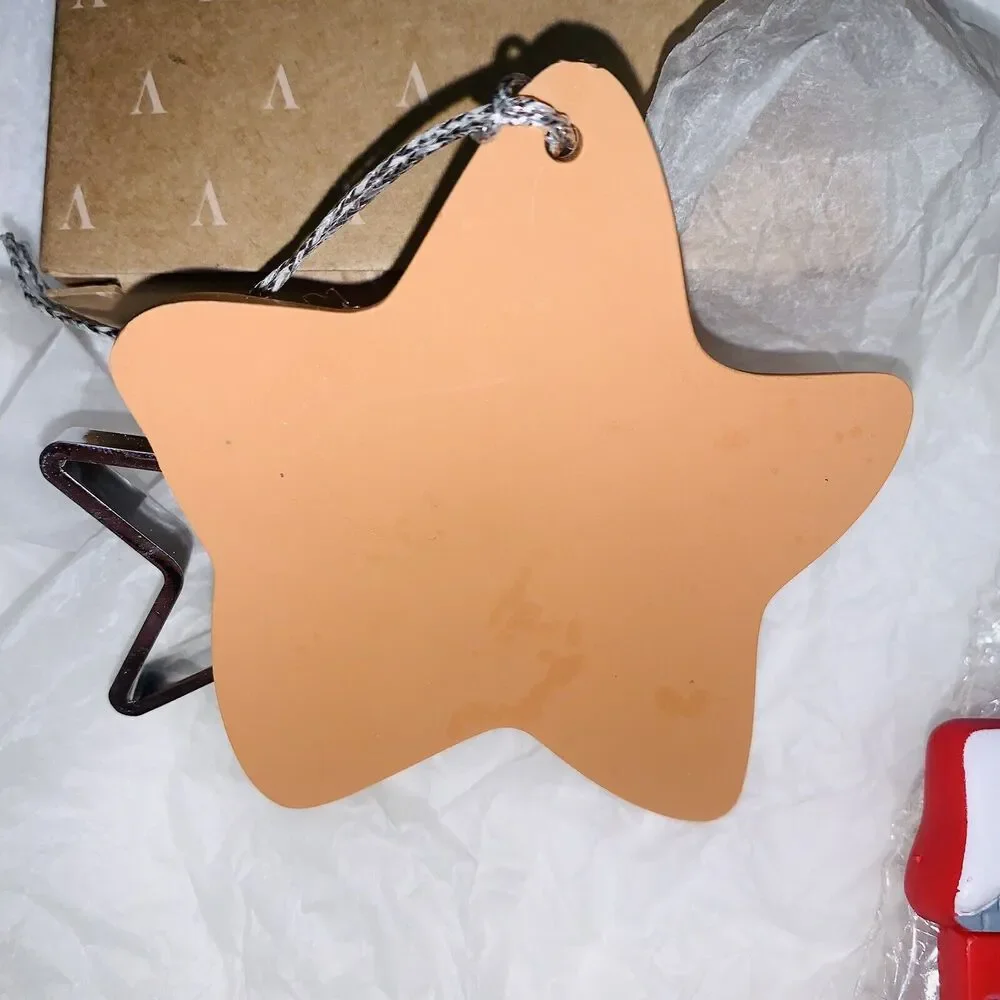 3 Vtg Avon Christmas Cookie Cutter Cuties Bell & Star Ornaments Paper Cutter NOS